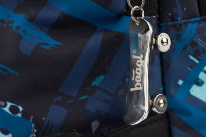 BAAGL Školní batoh Skate Struktury modrý