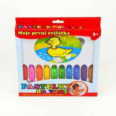 Pastelky do vany Moje první zvířátka 10ks