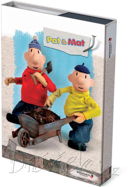 Box na sešity A4 - PAT a MAT a kolečko