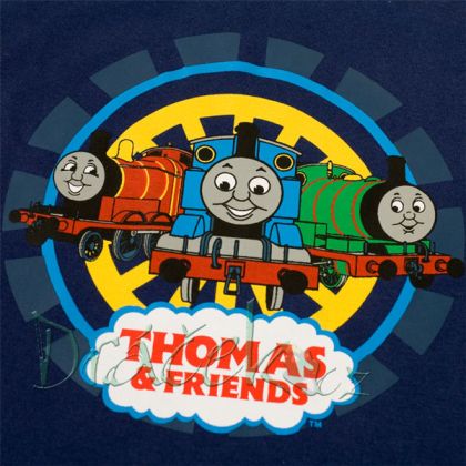 Tričko Mašinka Tomáš modré s kamarády vel. 86