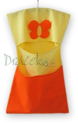 Kapsář do školky Motýlek oranžový