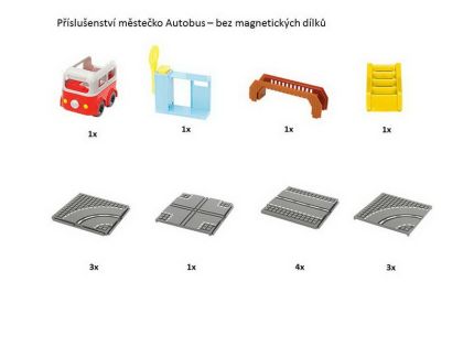 Stavebnice Magformers - Městečko Autobus