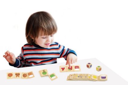 VIGA, Dřevěné puzzle - barvy