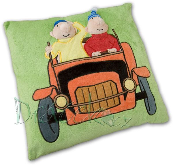 3D polštářek Pat a Mat v autě
