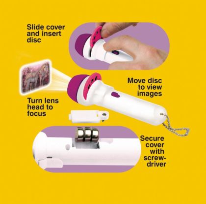 Ruční foto projektor - Víly a jednorožci