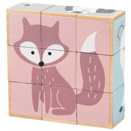 VIGA, Dřevěné kostky 9 ks