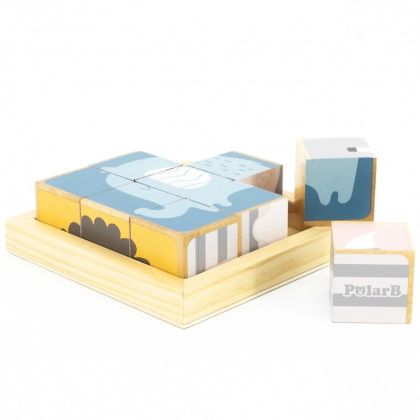 VIGA, Dřevěné kostky 9 ks