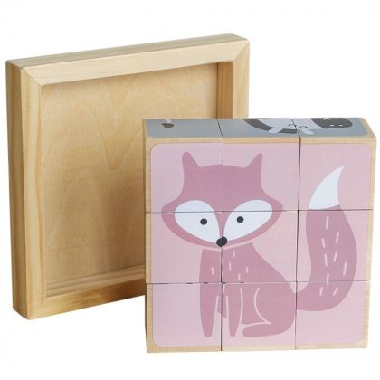 VIGA, Dřevěné kostky 9 ks