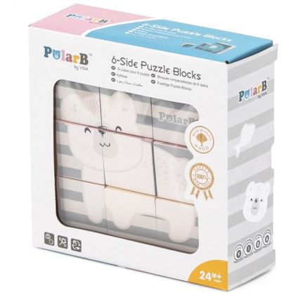 VIGA, Dřevěné kostky 9 ks