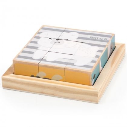 VIGA, Dřevěné kostky 9 ks