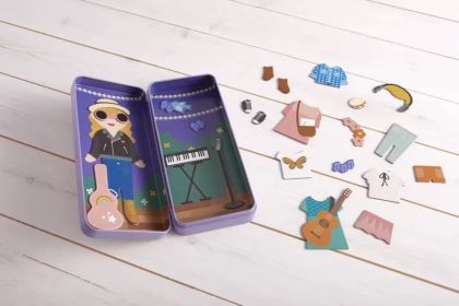 Petitcollage Magnetické puzzle Muzikantka
