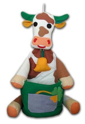 Box na hračky Kráva bílohnědá