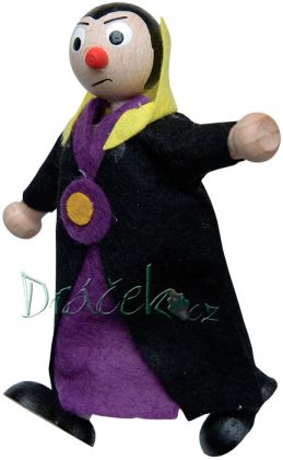 Loutka - zlá Královna s vodícími šňůrkami