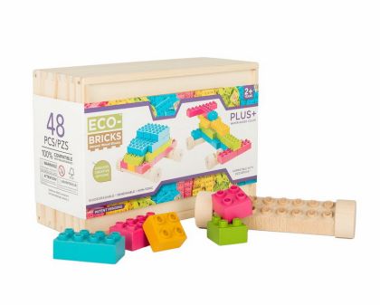 Eco-bricks Plus 48 barevných kostek