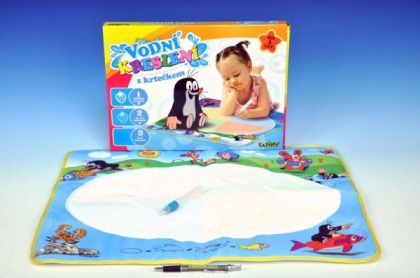 Vodní kreslení - malování vodou s Krtečkem