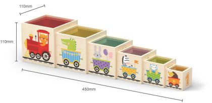 VIGA, Dřevěné vkládací kostky