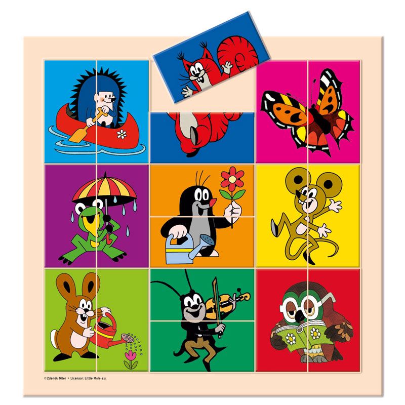 Bino Skládanka Krtek a přátelé