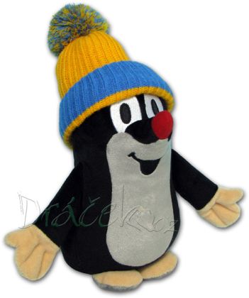 Krtek malý s čepicí baby, 25cm