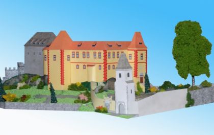 Vystřihovánky - hrad Kámen u Pacova