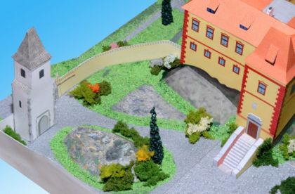 Vystřihovánky - hrad Kámen u Pacova