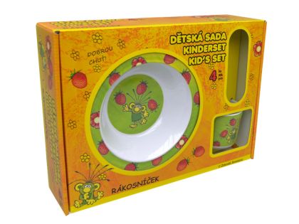 Sada nádobí Rákosníček a jahody