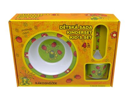 Sada nádobí Rákosníček a jahody