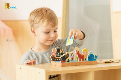 VIGA, Dřevěná naučná hra