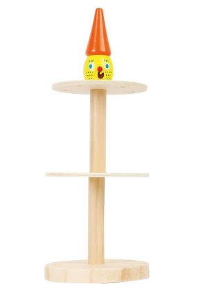 Dřevěný stojan se zmrzlinami