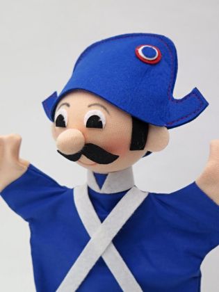 Četník francouzský 28cm, maňásek