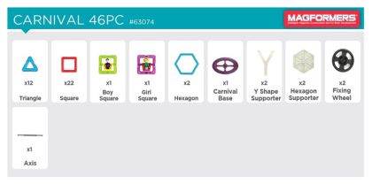 Stavebnice Magformers - Carnival