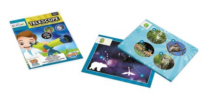 BUKI MiniScience Teleskop Stereo 15x zoom