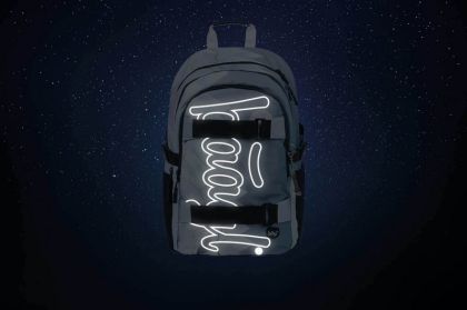 BAAGL Školní batoh Skate Moon