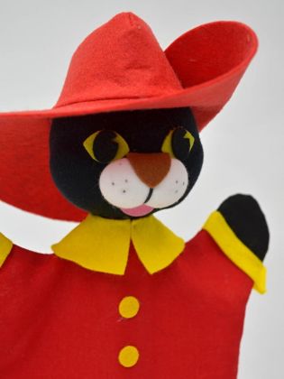 Kocour v botách 34cm, maňásek