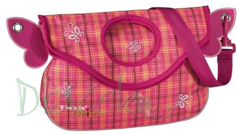 Dětská taška Hama Step by Step JUNIOR Alpbag Girls - růžoví motýlci