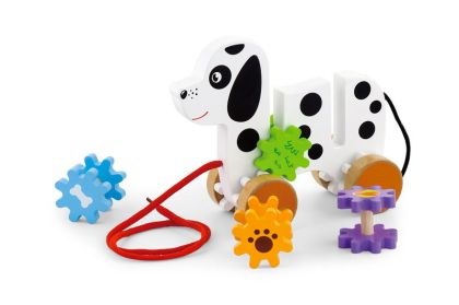 VIGA, Dřevěná tahačka - pes