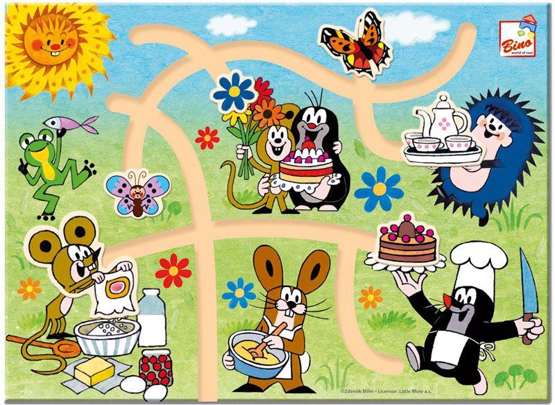 Bino Motorický labyrint - Krtek