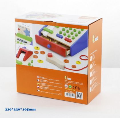 VIGA, Dřevěná pokladna barevná