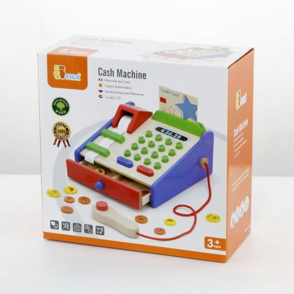 VIGA, Dřevěná pokladna barevná