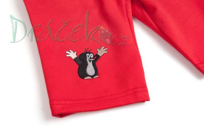 Dětské tepláky Krtek červené