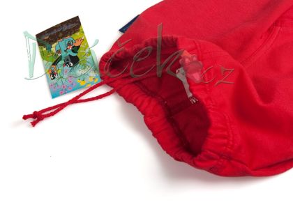 Dětské tepláky Krtek červené