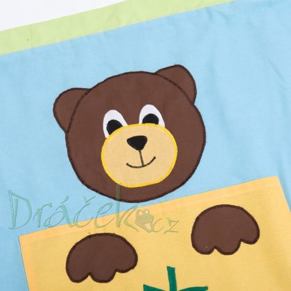 Kapsář za postel Medvídci 200 cm