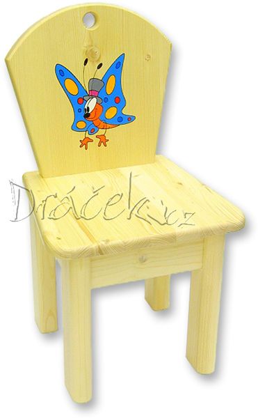 Dětská židlička Motýl