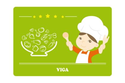 VIGA, Dřevěná salátová sada