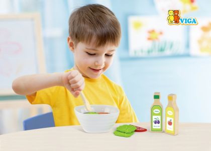 VIGA, Dřevěná salátová sada