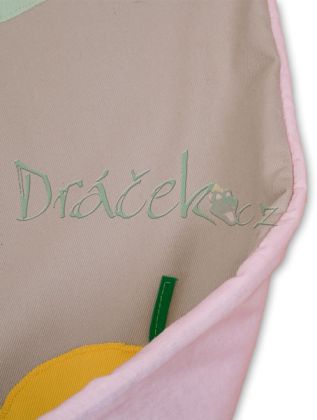 Kapsář za postel Ježek modrý 100 cm