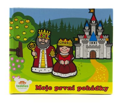 Knížka Leporelo Moje první pohádky 13,5x11x1,5cm od 24 měs