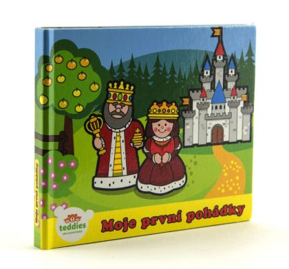 Knížka Leporelo Moje první pohádky 13,5x11x1,5cm od 24 měs