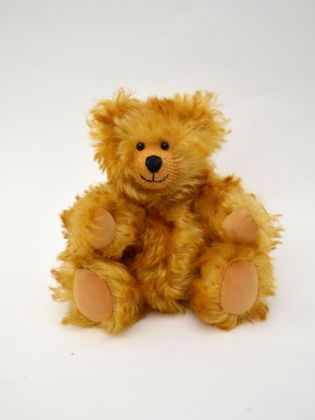 Medvěd 20cm kloubový, medový