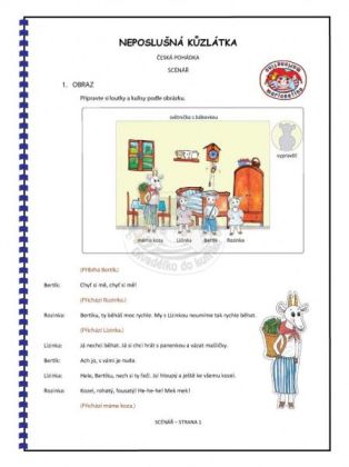O NEPOSLUŠNÝCH KŮZLÁTKÁCH a pohádka naruby - Scénář k pohádce