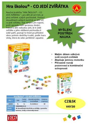 Alexander Hra školou Co jedí zvířátka